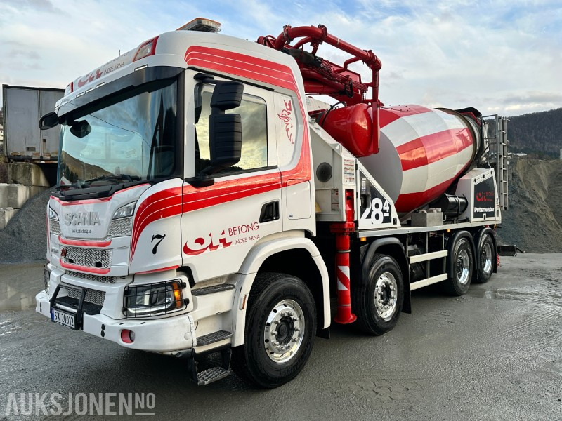 2021 Scania P500XT 8X4 Putzmeister PUMI 28-4 Betongpumpe, 83413km - Concrete mixer truck: picture 1 2021 Scania P500XT 8X4 Putzmeister PUMI 28-4 Betongpumpe, 83413km - Concrete mixer truck: picture 1