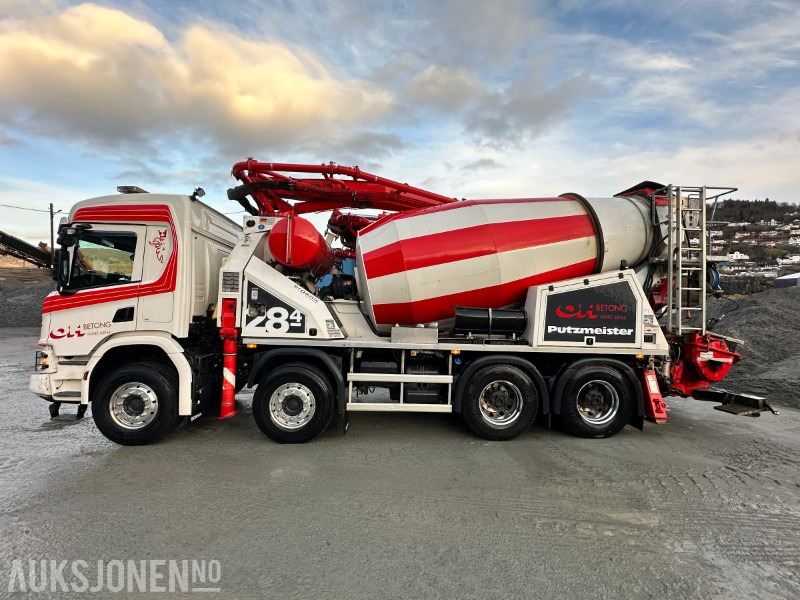 2021 Scania P500XT 8X4 Putzmeister PUMI 28-4 Betongpumpe, 83413km - Concrete mixer truck: picture 2 2021 Scania P500XT 8X4 Putzmeister PUMI 28-4 Betongpumpe, 83413km - Concrete mixer truck: picture 2