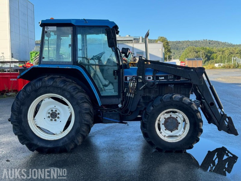 Farm tractor Ford 6640 SLE traktor / Trima frontlaster: picture 6