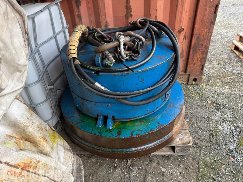 Construction equipment Hydraulisk magnet - Diameter på plate 125 cm: picture 1