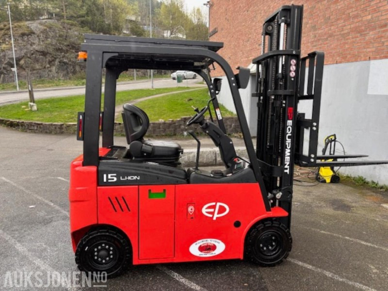 2020 EP Equipment CPD15L1 Elektrisk Motvektgaffeltruck 1,5 tonn | 17 timer | MVA FRI - Material handling equipment: picture 4 2020 EP Equipment CPD15L1 Elektrisk Motvektgaffeltruck 1,5 tonn | 17 timer | MVA FRI - Material handling equipment: picture 4