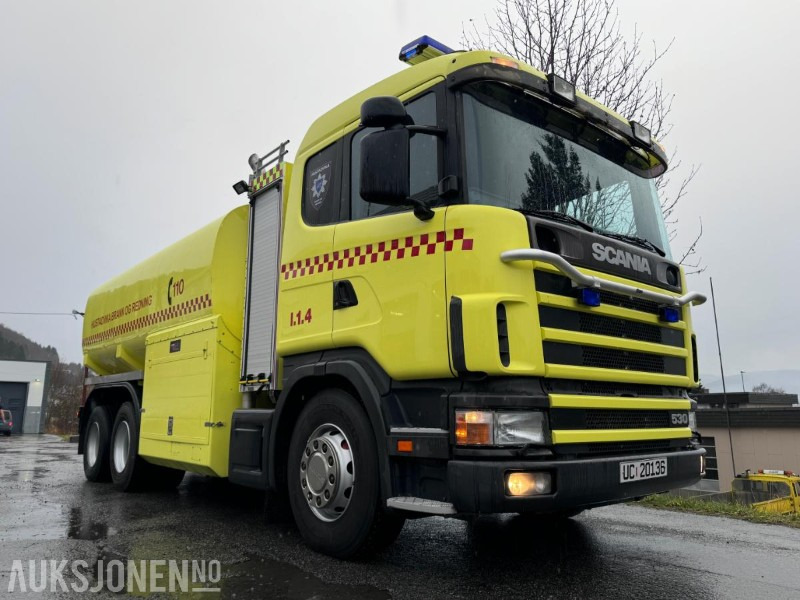 Scania R144 GB 530 - 6X2 - Brannbil / Tankbil - Ziegler FP 8/8 pumpe - 17 m3 tank - Helluft - Fire truck: picture 3 Scania R144 GB 530 - 6X2 - Brannbil / Tankbil - Ziegler FP 8/8 pumpe - 17 m3 tank - Helluft - Fire truck: picture 3
