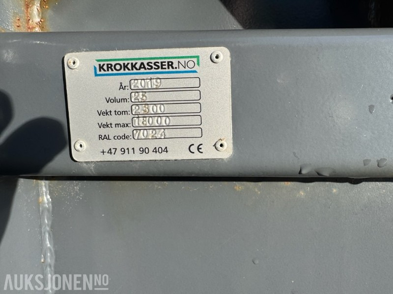 2019 Krokkasse på 23 M3, med trekk on lease 2019 Krokkasse på 23 M3, med trekk: picture 6