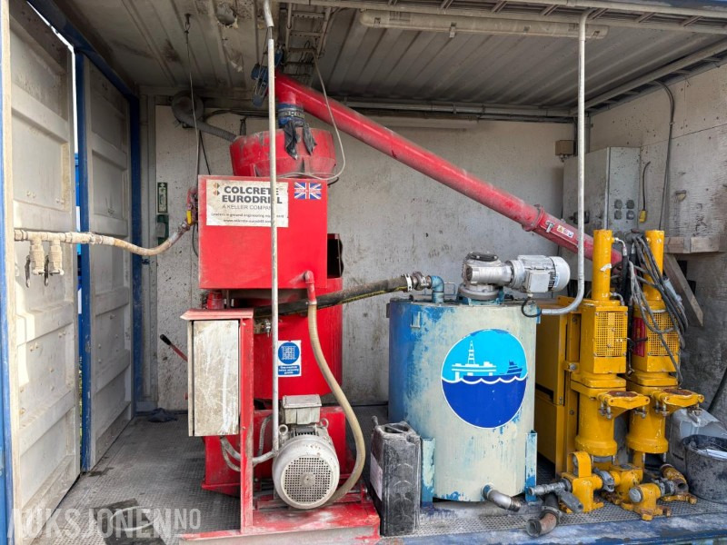 Komplett grout/gyse og blandesystem montert i fots container - Construction equipment: picture 2 Komplett grout/gyse og blandesystem montert i fots container - Construction equipment: picture 2