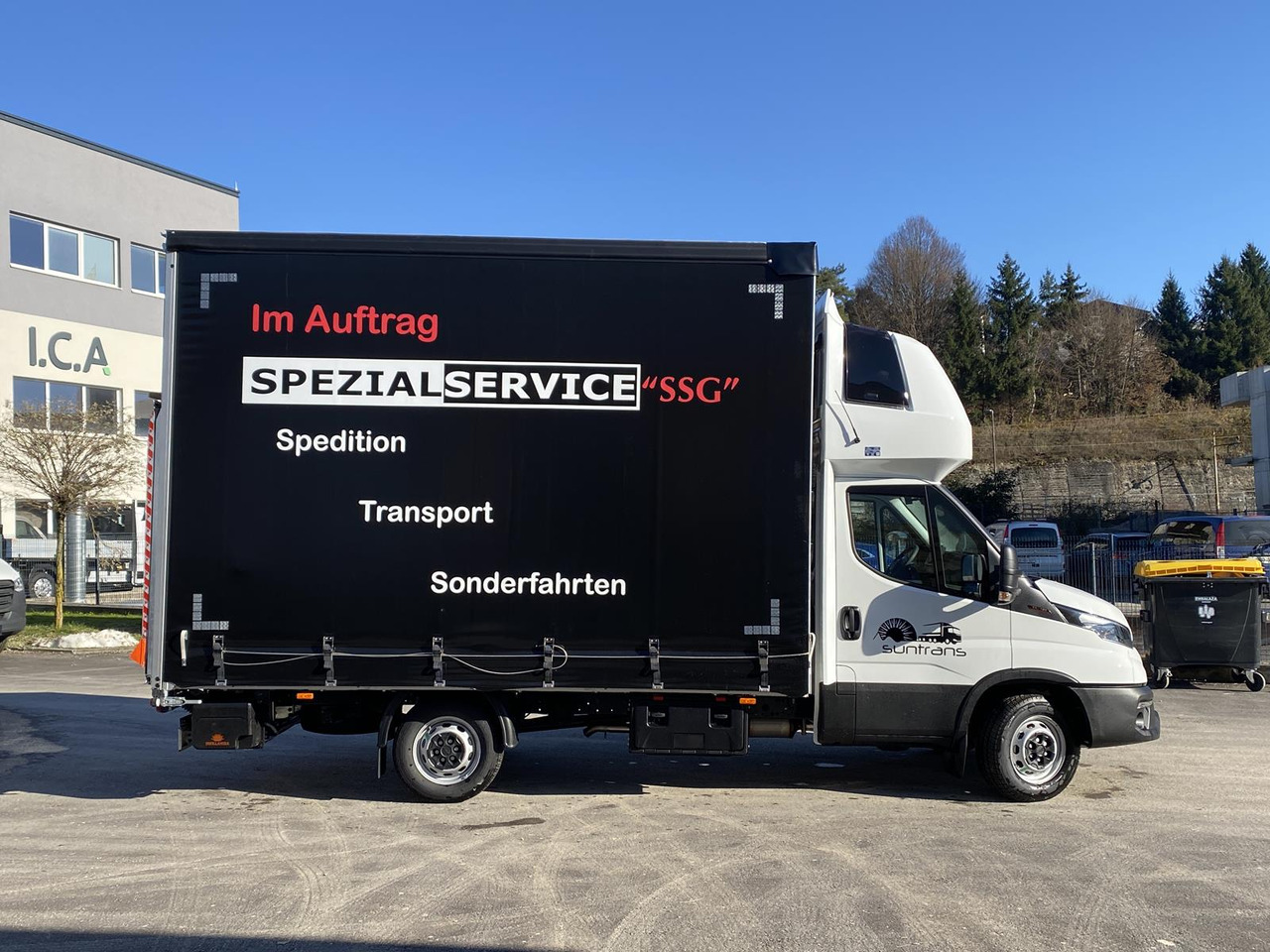 New Curtain side van IVECO DAILY 35S18HP  D30C | PRITSCHE PLANE + SCHLAFKABINE + LADERAMPE: picture 32
