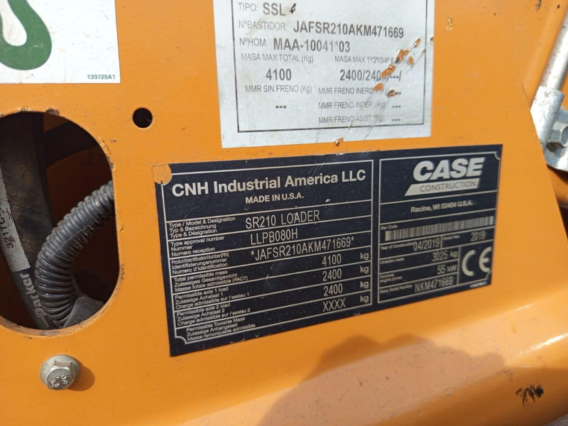 Case SR210 - Wheel loader: picture 5 Case SR210 - Wheel loader: picture 5