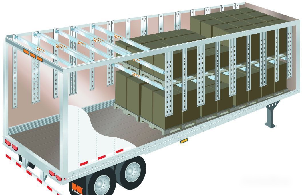 Sistem double deck dube frigorifice : Suporti laterali +bari - Refrigerator semi-trailer: picture 1 Sistem double deck dube frigorifice : Suporti laterali +bari - Refrigerator semi-trailer: picture 1