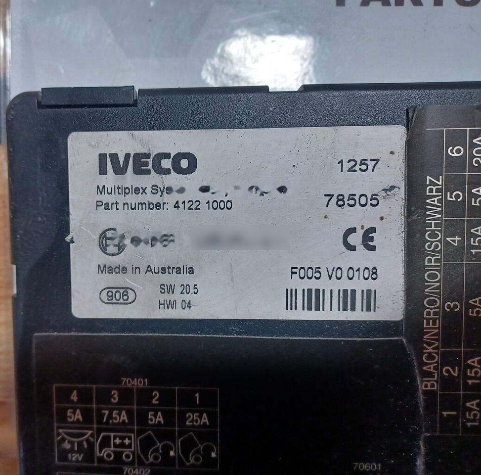 Bosch 41221000 IVECO Stralis truck - ECU for Truck: picture 2 Bosch 41221000 IVECO Stralis truck - ECU for Truck: picture 2