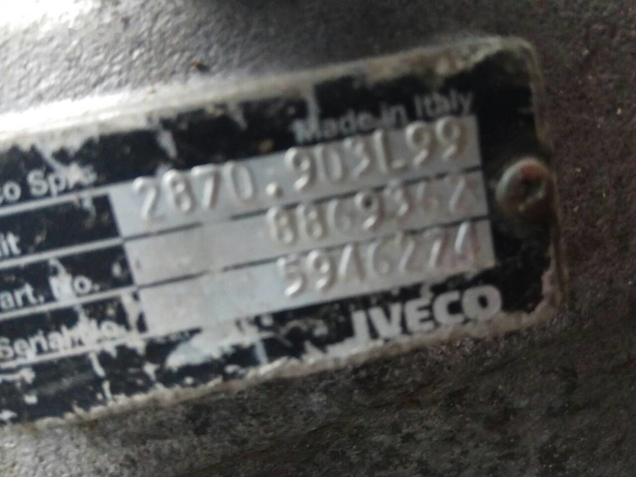 IVECO 2870.9 IVECO EUROCARGO - Gearbox for Truck: picture 3 IVECO 2870.9 IVECO EUROCARGO - Gearbox for Truck: picture 3