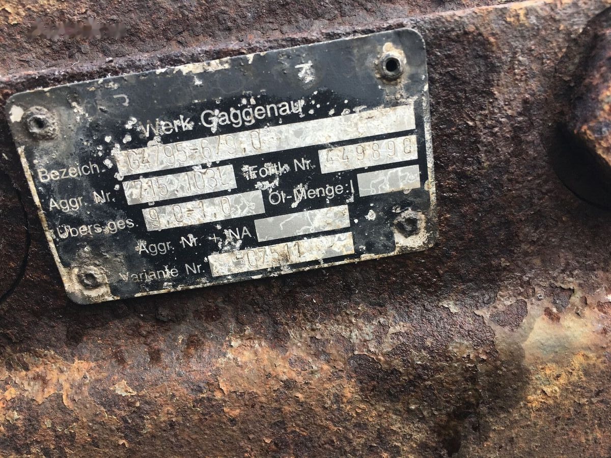 Mercedes-Benz G4/95-6/9.0 Mercedes-Benz - Gearbox for Truck: picture 1 Mercedes-Benz G4/95-6/9.0 Mercedes-Benz - Gearbox for Truck: picture 1