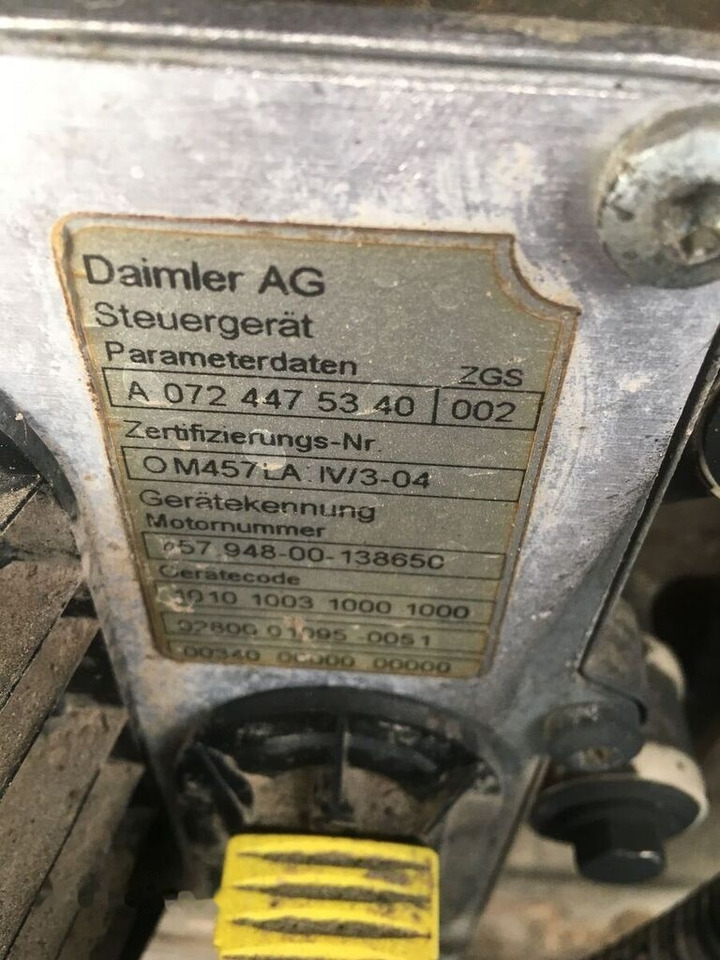 OM457LA Mercedes-Benz Axor truck - Engine for Truck: picture 5 OM457LA Mercedes-Benz Axor truck - Engine for Truck: picture 5