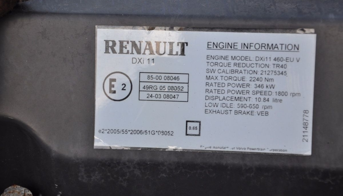 Renault DXi11   Renault PREMIUM DXI - Engine for Truck: picture 3 Renault DXi11   Renault PREMIUM DXI - Engine for Truck: picture 3