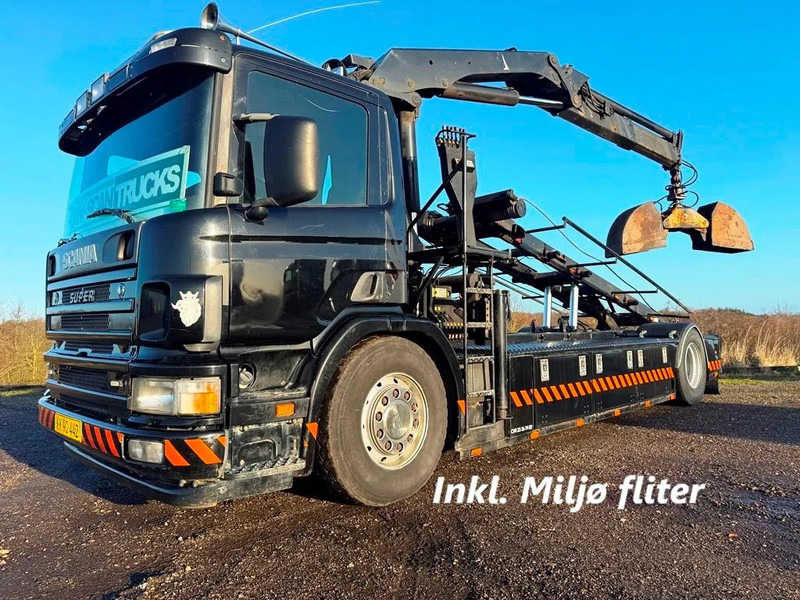 Scania P94-260 Palfinger crane PK 15002. rotor and hydr. for grabbe. - Cable system truck: picture 1 Scania P94-260 Palfinger crane PK 15002. rotor and hydr. for grabbe. - Cable system truck: picture 1