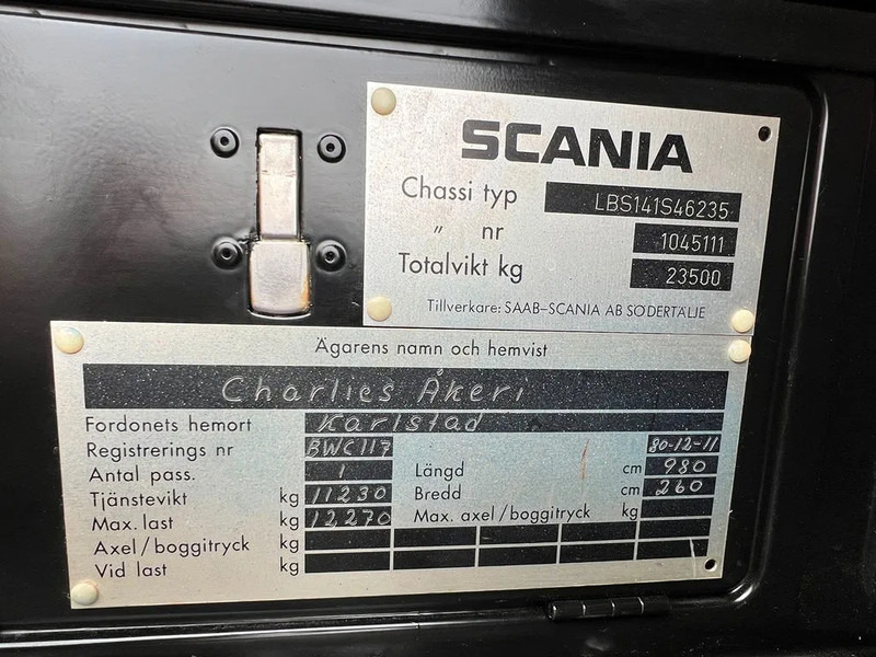 Scania LB141 V8 Scania Vabis total restauration on lease Scania LB141 V8 Scania Vabis total restauration: picture 13
