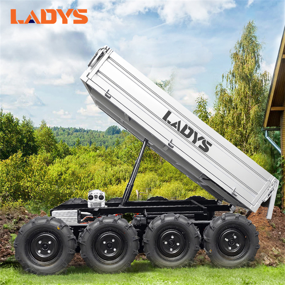New Side-by-side/ ATV LADYS All-Terrain Four-Wheel Drive And Eight-Wheel Drive Transport Truck, Mountain Area Farm Orchard Greenhouse Construction Site Creeper Remote Control Electric Agricultural Transport Vehicle: picture 9