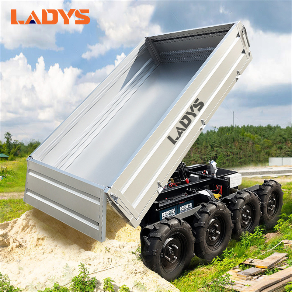 New Side-by-side/ ATV LADYS All-Terrain Four-Wheel Drive And Eight-Wheel Drive Transport Truck, Mountain Area Farm Orchard Greenhouse Construction Site Creeper Remote Control Electric Agricultural Transport Vehicle: picture 10