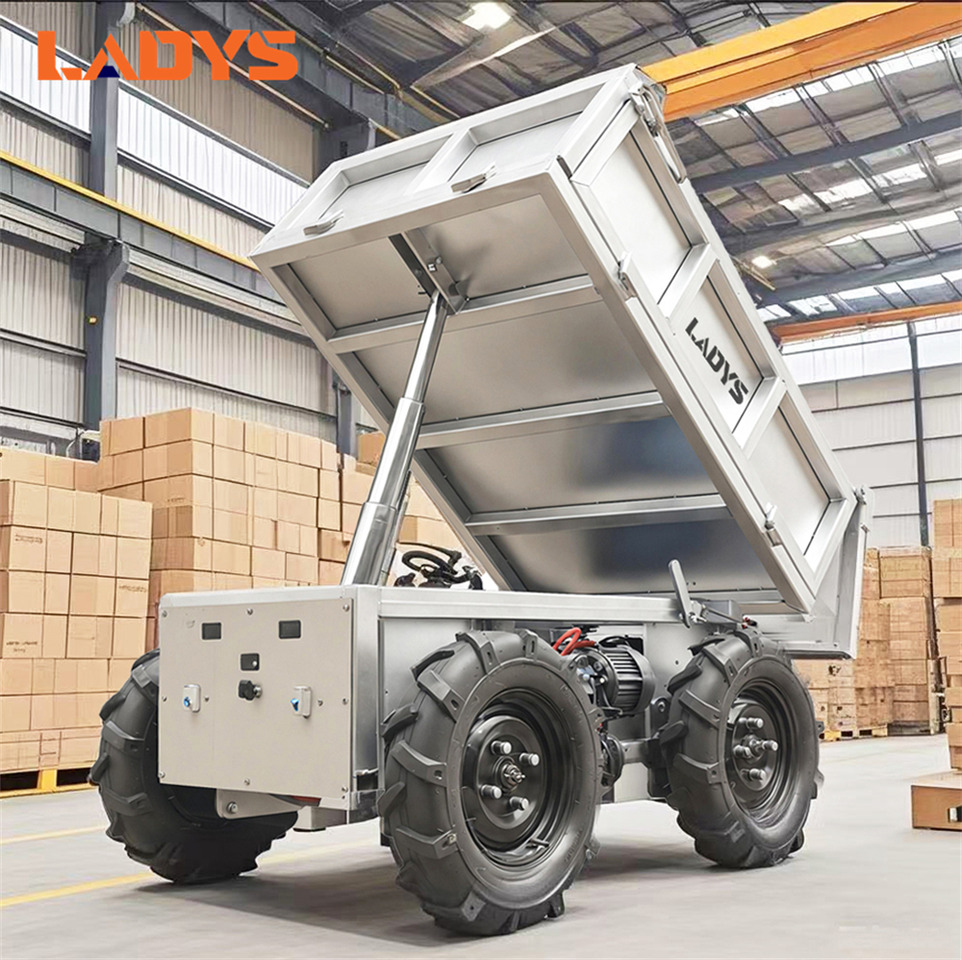 New Side-by-side/ ATV LADYS All-Terrain Four-Wheel Drive And Eight-Wheel Drive Transport Truck, Mountain Area Farm Orchard Greenhouse Construction Site Creeper Remote Control Electric Agricultural Transport Vehicle: picture 6