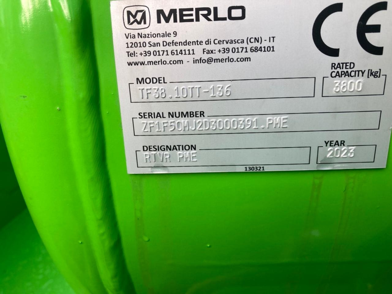 Merlo TF 38.10 - Telescopic handler: picture 5 Merlo TF 38.10 - Telescopic handler: picture 5