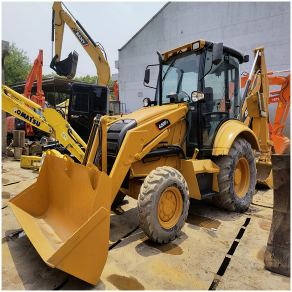 Second hand with good condition cat 420f backhoe loader 4x4 caterpillar 420f backhoe loaders in stock in shanghai yard - Backhoe loader: picture 1 Second hand with good condition cat 420f backhoe loader 4x4 caterpillar 420f backhoe loaders in stock in shanghai yard - Backhoe loader: picture 1