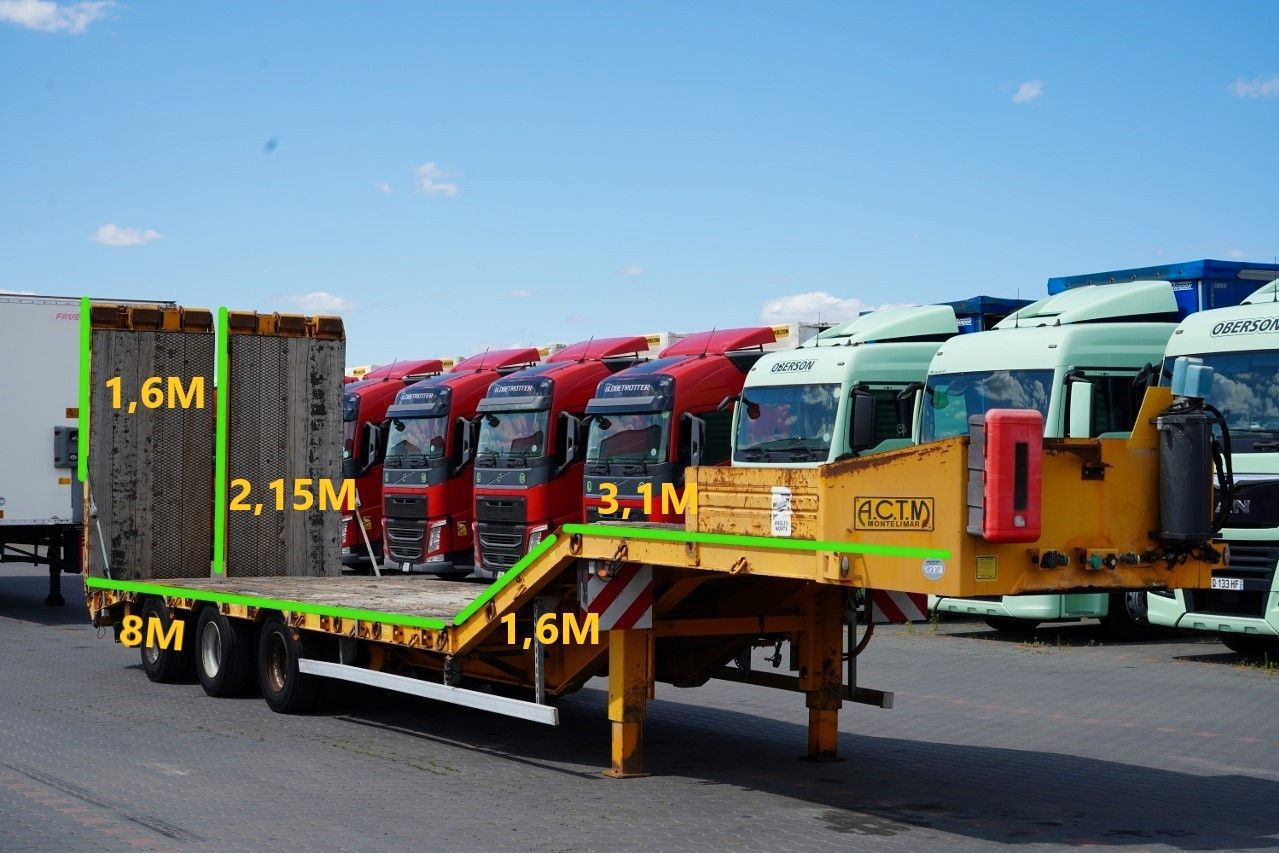 ACTM / NACZEPA LAWETA / NISKOPODWOZIOWA / 13.2M - Low loader semi-trailer: picture 2 ACTM / NACZEPA LAWETA / NISKOPODWOZIOWA / 13.2M - Low loader semi-trailer: picture 2