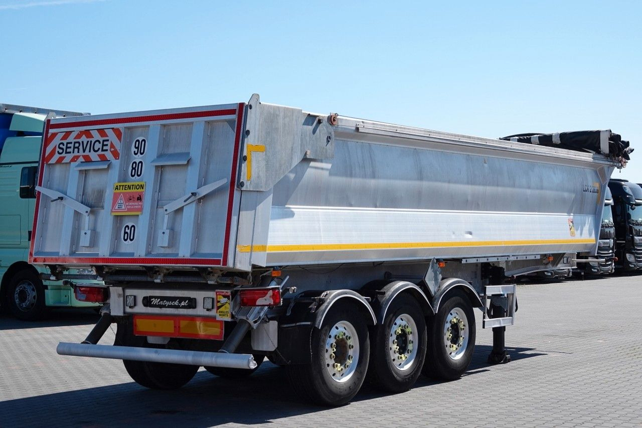 Tipper semi-trailer Benalu WYWROTKA / 25 m3 / ALUMINIOWA / HYDROKLAPA / 2X: picture 7