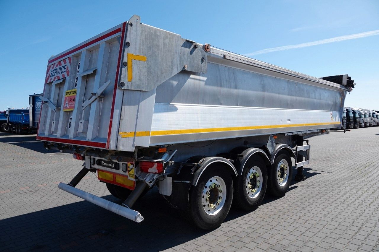 Tipper semi-trailer Benalu WYWROTKA / 25 m3 / ALUMINIOWA / HYDROKLAPA / 2X: picture 6
