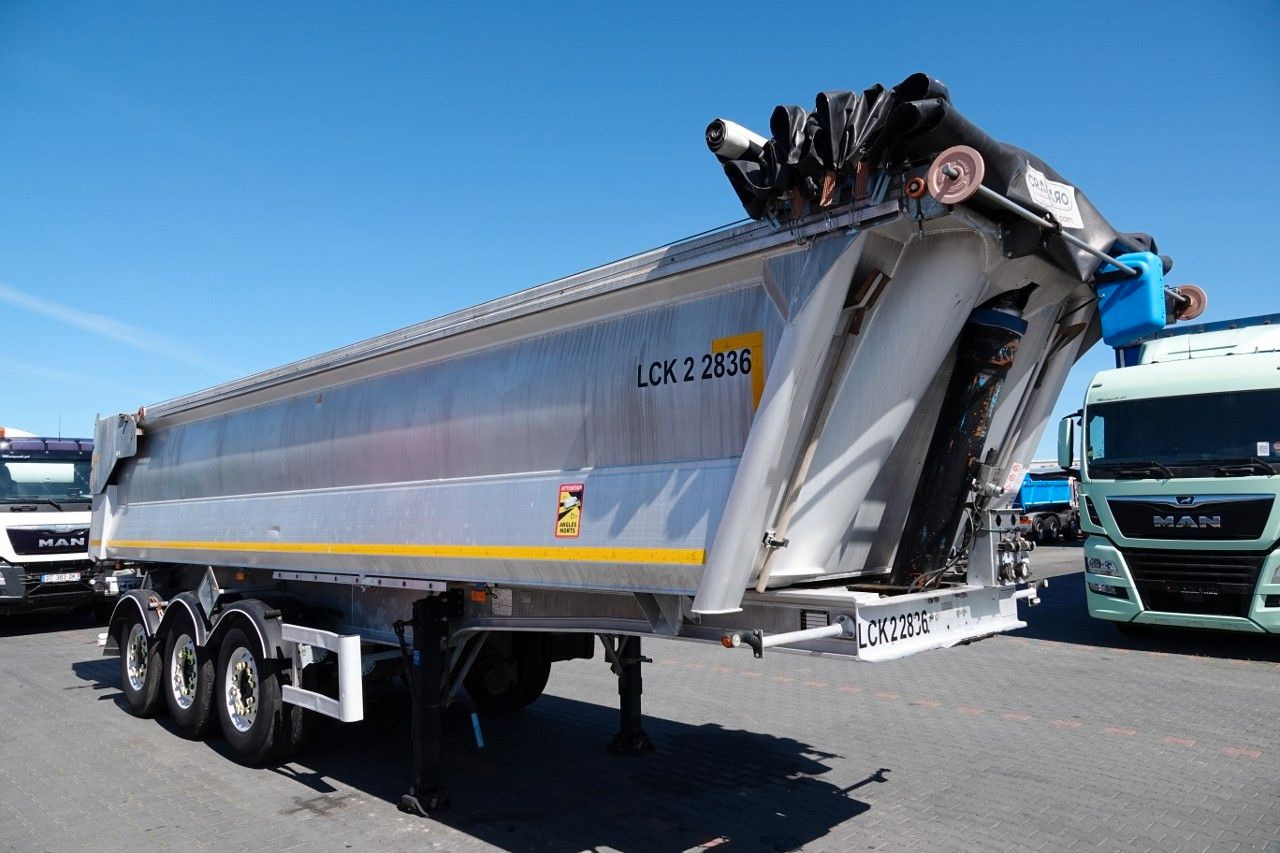 Tipper semi-trailer Benalu WYWROTKA / 25 m3 / ALUMINIOWA / HYDROKLAPA / 2X: picture 8