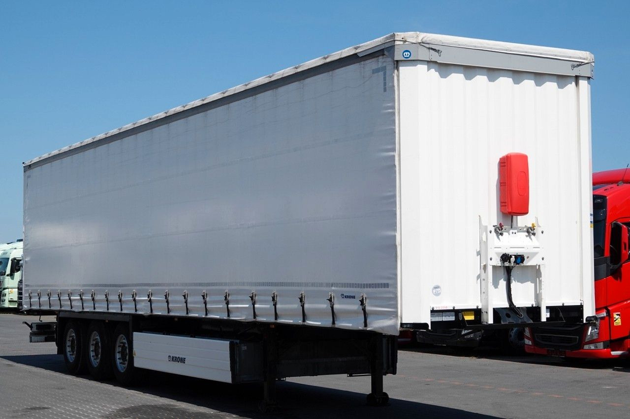 Krone FIRANKA / 2021 ROK / KOSZ NA PALETY / 2 OSIE POD - Curtainsider semi-trailer: picture 1 Krone FIRANKA / 2021 ROK / KOSZ NA PALETY / 2 OSIE POD - Curtainsider semi-trailer: picture 1