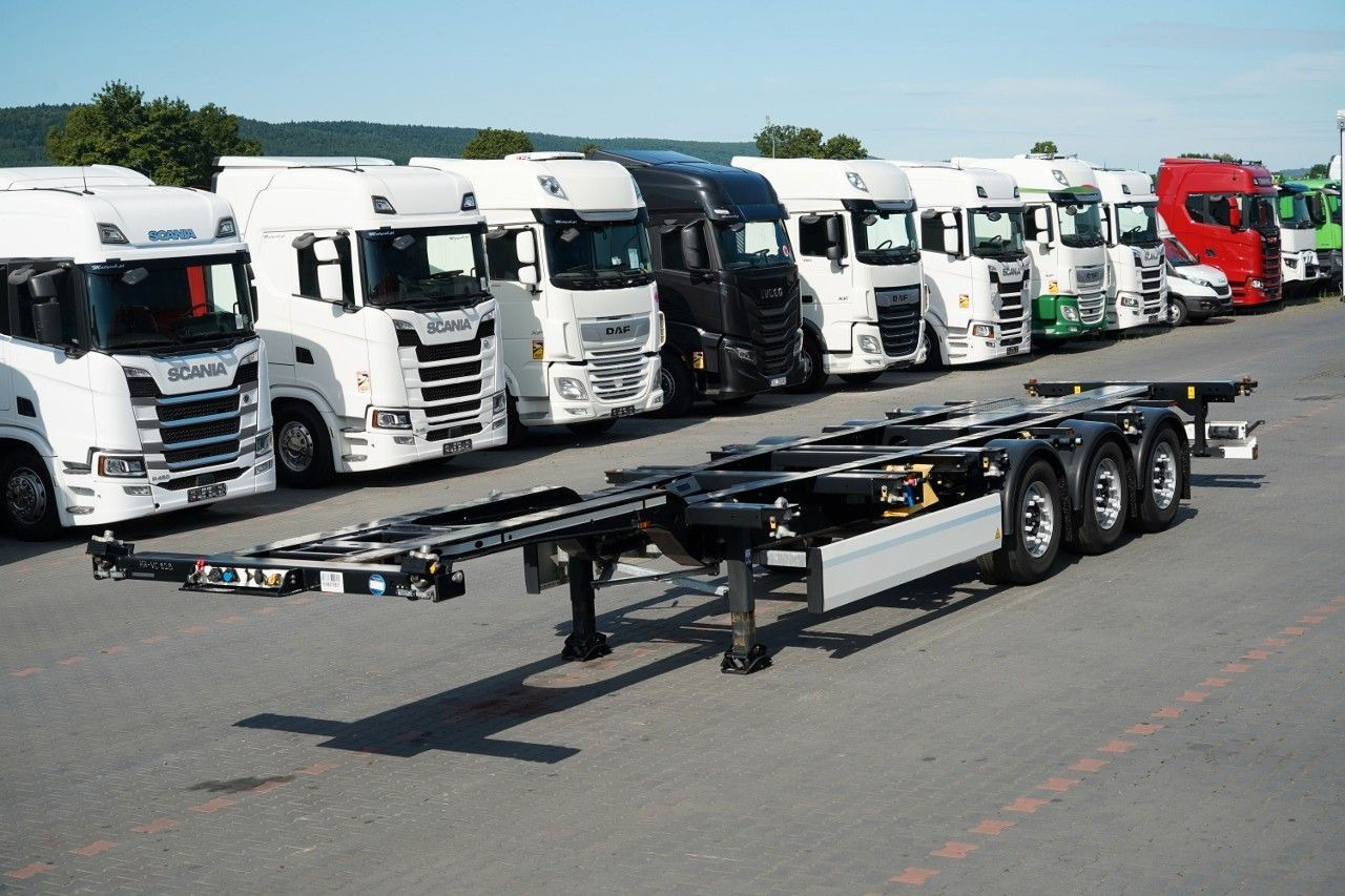 Krone / NACZEPA PODKONTENEROWA / MAŁO UŻYWANA / UNIWER - Container transporter/ Swap body semi-trailer: picture 1 Krone / NACZEPA PODKONTENEROWA / MAŁO UŻYWANA / UNIWER - Container transporter/ Swap body semi-trailer: picture 1