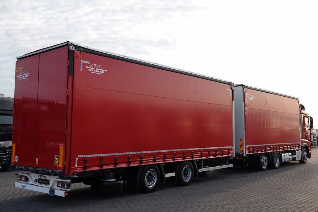 Mercedes-Benz ACTROS 2548 / ZESTAW TANDEM 120 M3 / PRZEJAZDOWY - Curtainsider truck: picture 3 Mercedes-Benz ACTROS 2548 / ZESTAW TANDEM 120 M3 / PRZEJAZDOWY - Curtainsider truck: picture 3