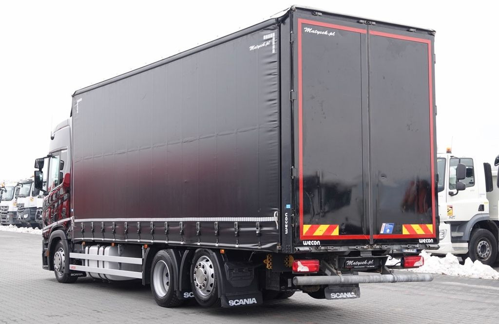 Scania R 410 / 6x2 / FIRANKA - 7,8 m / SOLÓWKA / PODNOS - Curtainsider truck: picture 2 Scania R 410 / 6x2 / FIRANKA - 7,8 m / SOLÓWKA / PODNOS - Curtainsider truck: picture 2