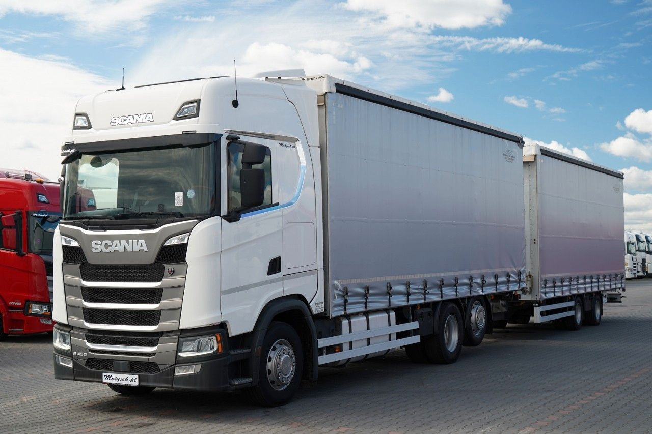 Scania S 450 / ZESTAW TANDEM / 120 M3 /  I-PARK COOL Scania S 450 / ZESTAW TANDEM / 120 M3 / PO KONTRAKCIE S - Curtainsider truck: picture 4 Scania S 450 / ZESTAW TANDEM / 120 M3 /  I-PARK COOL Scania S 450 / ZESTAW TANDEM / 120 M3 / PO KONTRAKCIE S - Curtainsider truck: picture 4