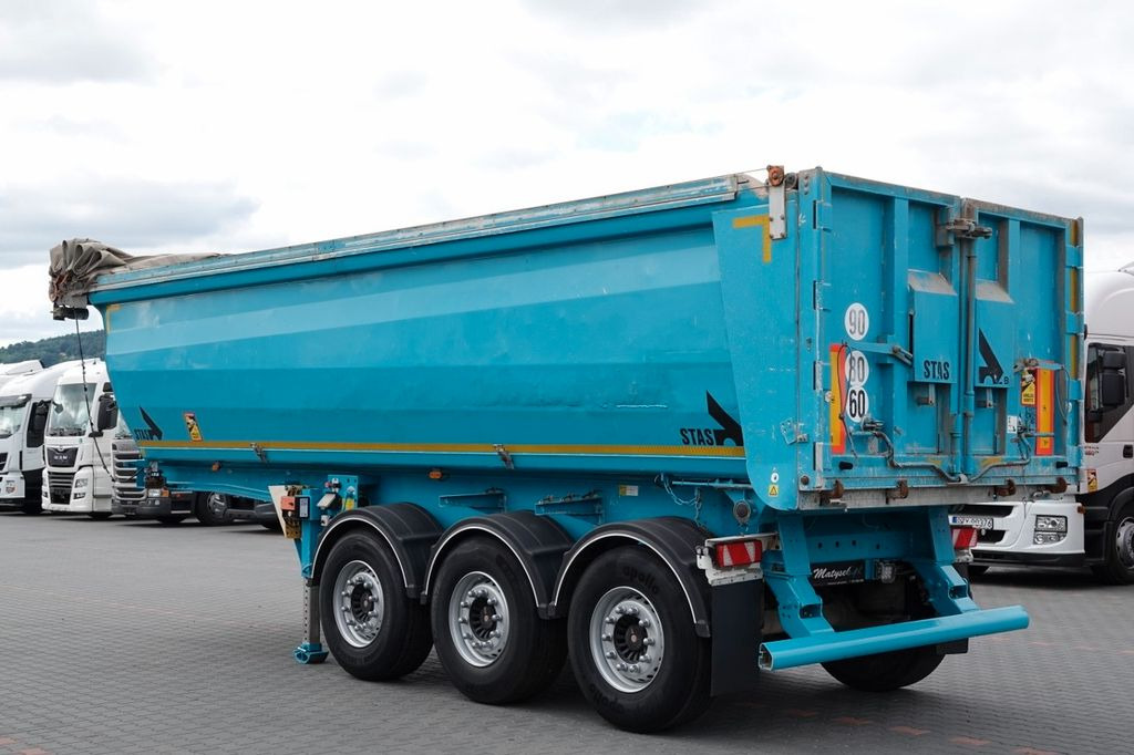 Stas WYWROTKA 27 m3 ALUMINIOWA / WAGA: 4900 KG/RYNNA - Curtainsider semi-trailer: picture 3 Stas WYWROTKA 27 m3 ALUMINIOWA / WAGA: 4900 KG/RYNNA - Curtainsider semi-trailer: picture 3