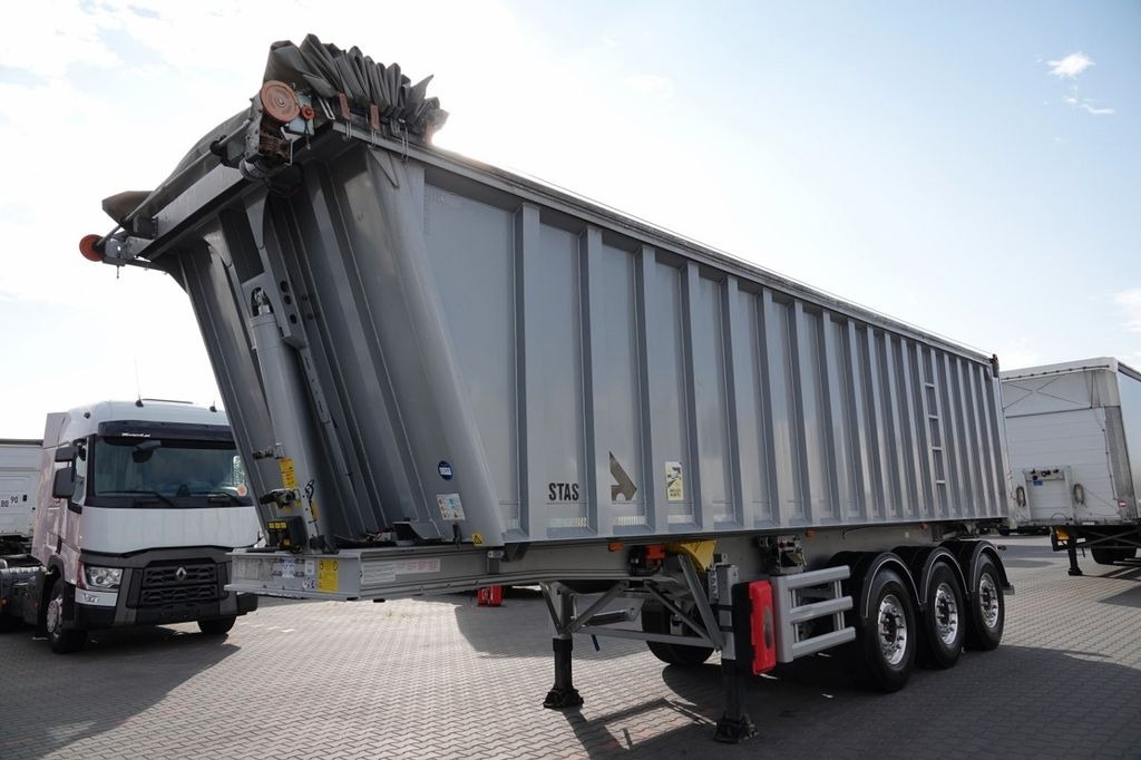 Stas WYWROTKA 40m3 / WAGA: 5800 KG / OŚ PODNOSZONA / - Curtainsider semi-trailer: picture 4 Stas WYWROTKA 40m3 / WAGA: 5800 KG / OŚ PODNOSZONA / - Curtainsider semi-trailer: picture 4