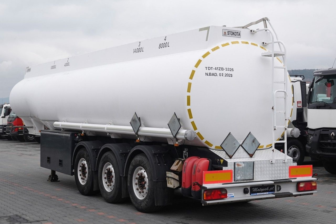Stokota CYSTERNA DO PALIWA / 37 800 L / 4 KOMORY / SAF - Tank semi-trailer: picture 2 Stokota CYSTERNA DO PALIWA / 37 800 L / 4 KOMORY / SAF - Tank semi-trailer: picture 2