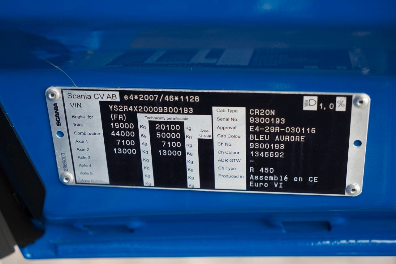 Tractor unit Scania R 450 / RETARDER / PEŁNY ADR / I-PARK COOL / A: picture 37 Tractor unit Scania R 450 / RETARDER / PEŁNY ADR / I-PARK COOL / A: picture 37