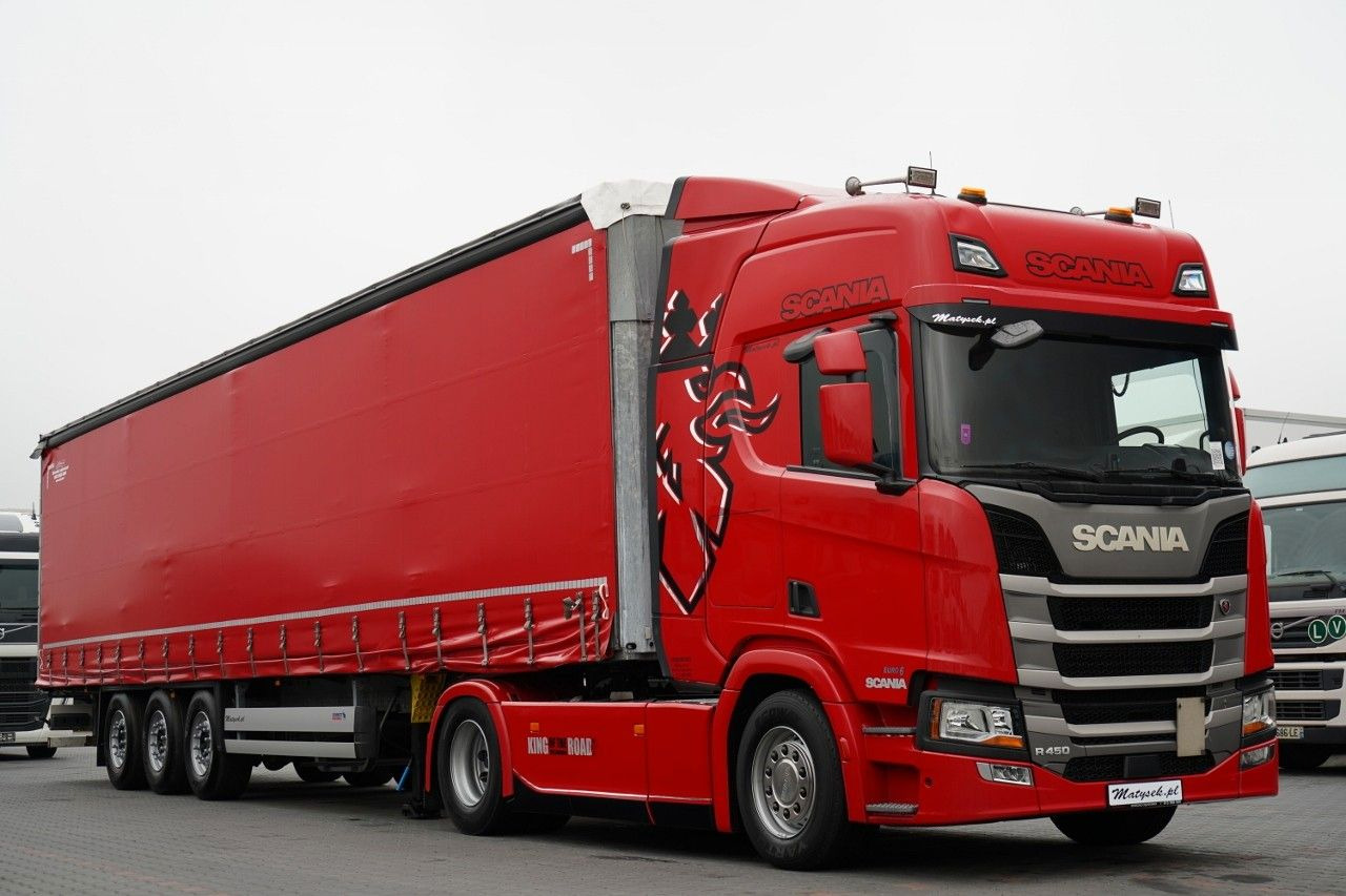 Scania R 450 / ZESTAW / + SCHMITZ / FIRANKA STANDARD / - Tractor unit: picture 4 Scania R 450 / ZESTAW / + SCHMITZ / FIRANKA STANDARD / - Tractor unit: picture 4