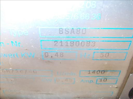 Erka BSA 80 80 Sheeter for Dough Strands (pretzel) - Bakery equipment: picture 3 Erka BSA 80 80 Sheeter for Dough Strands (pretzel) - Bakery equipment: picture 3