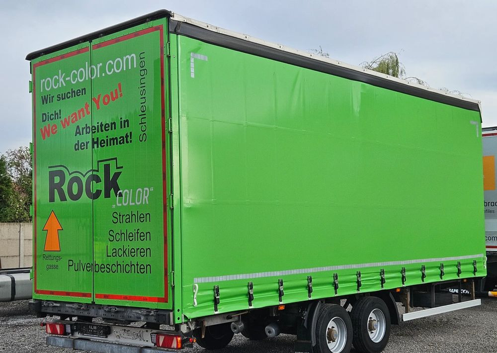 Fliegl PRZYCZEPA CIĘŻAROWA / TANDEM / 2 OSIE / 18 PALET / GÓRNY REGULOWANY SPRZĘG / 10500DMC / 7 TON ŁADOWNOŚĆ - Curtainsider trailer: picture 3 Fliegl PRZYCZEPA CIĘŻAROWA / TANDEM / 2 OSIE / 18 PALET / GÓRNY REGULOWANY SPRZĘG / 10500DMC / 7 TON ŁADOWNOŚĆ - Curtainsider trailer: picture 3