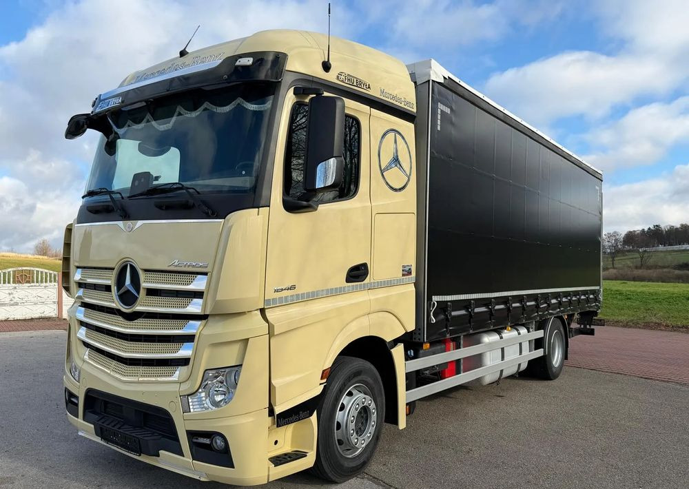 Mercedes-Benz ACTROS 1846 / FIRANKA / WINDA / 18 EUROPALET / AUTOMAT / Z NIEMIEC / 2019 / PRZEBIEG 370 TYŚ KM - Curtainsider truck: picture 2 Mercedes-Benz ACTROS 1846 / FIRANKA / WINDA / 18 EUROPALET / AUTOMAT / Z NIEMIEC / 2019 / PRZEBIEG 370 TYŚ KM - Curtainsider truck: picture 2