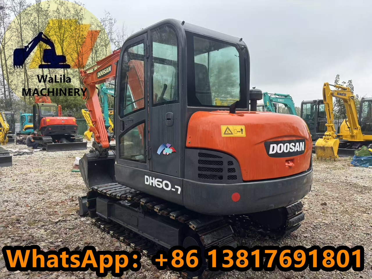 DOOSAN DH60-7 - Mini excavator: picture 3 DOOSAN DH60-7 - Mini excavator: picture 3