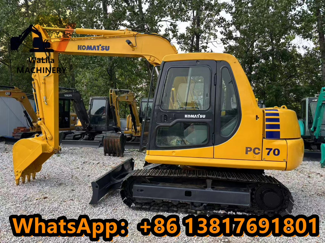 KOMATSU PC70 - Mini excavator: picture 1 KOMATSU PC70 - Mini excavator: picture 1