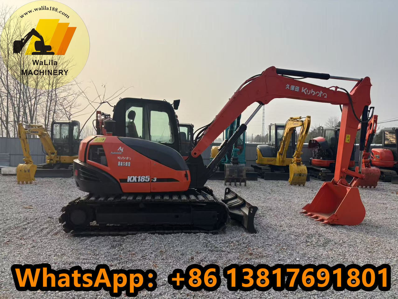 Mini excavator KUBOTA KX185: picture 8