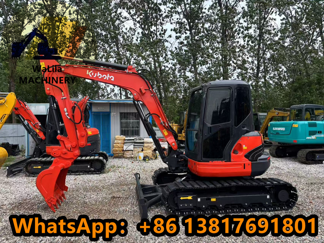 KUBOTA Kubota KX057 Thumb Clip Version - Mini excavator: picture 2 KUBOTA Kubota KX057 Thumb Clip Version - Mini excavator: picture 2
