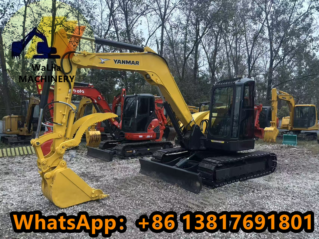 Mini excavator YANMAR VIO75: picture 6 Mini excavator YANMAR VIO75: picture 6