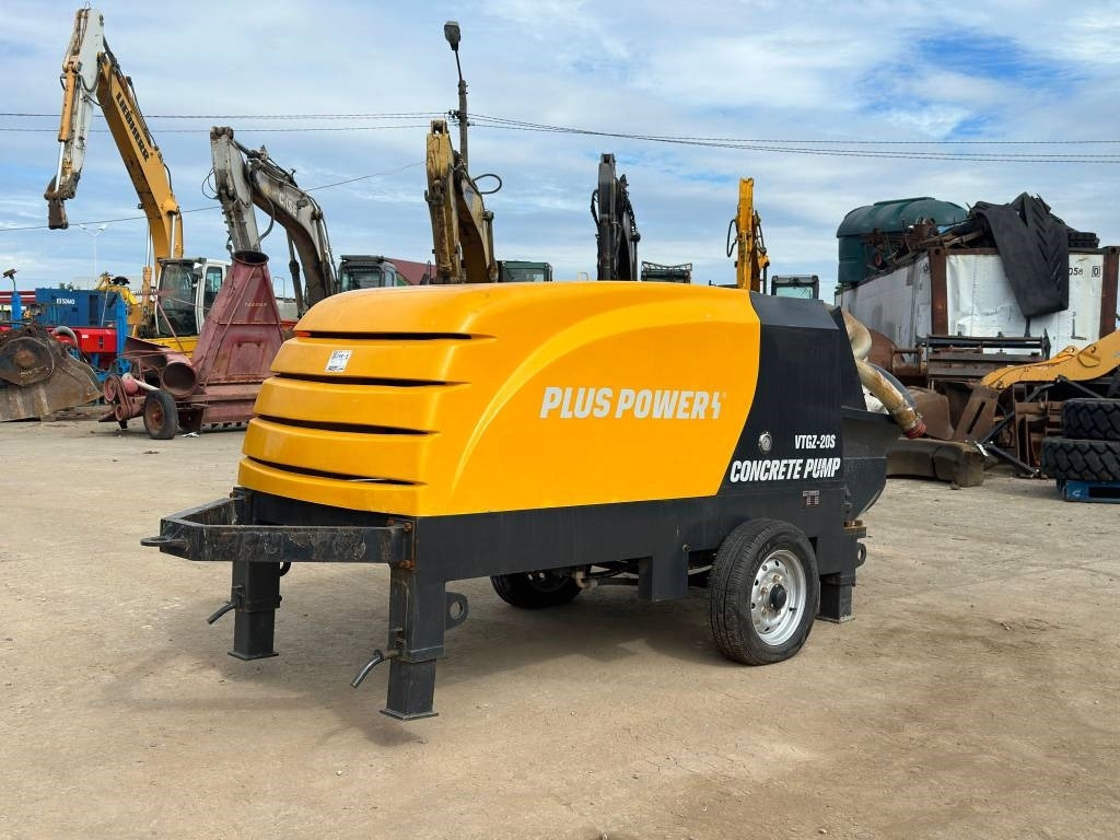 Plus Power VTGZ-20S - Stationary concrete pump: picture 1 Plus Power VTGZ-20S - Stationary concrete pump: picture 1