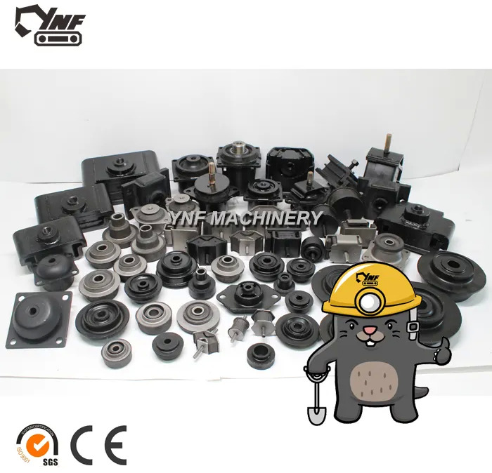 New Engine mount R210W-9A R210 R290 engine mount 11N6-10455 rubber cushion: picture 6