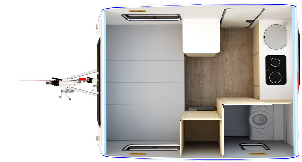 Niewiadów NT-SPORT przyczepa kempignowa caravan - best prices - Caravan: picture 3 Niewiadów NT-SPORT przyczepa kempignowa caravan - best prices - Caravan: picture 3