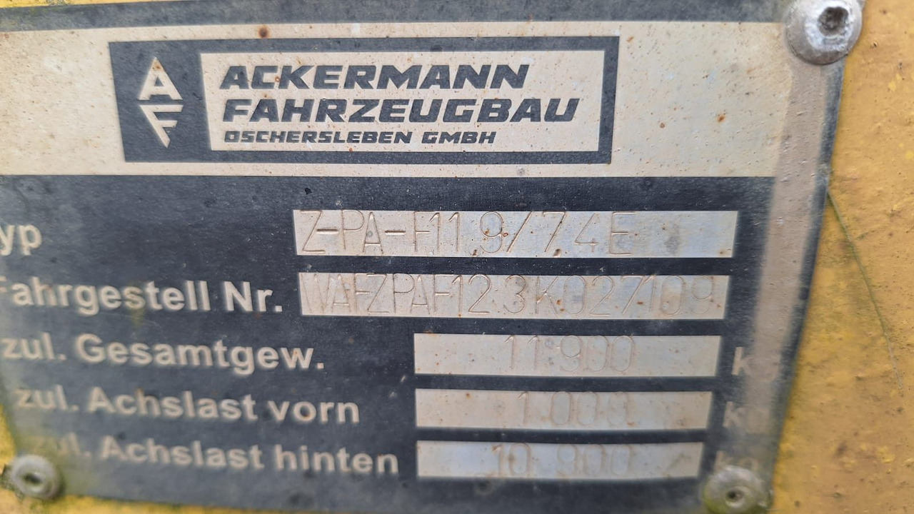 Ackermann 2 Achser Plane Spriegel - Curtainsider trailer: picture 4 Ackermann 2 Achser Plane Spriegel - Curtainsider trailer: picture 4