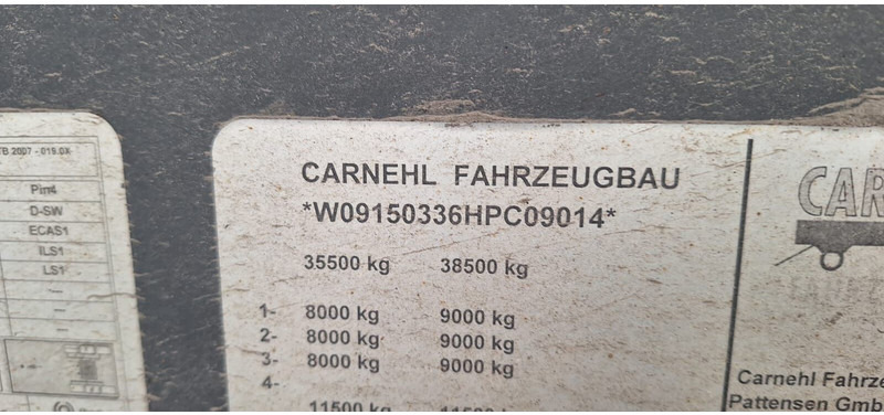 Carnehl 3-Achser Alumulde 24qubik - Tipper semi-trailer: picture 4 Carnehl 3-Achser Alumulde 24qubik - Tipper semi-trailer: picture 4